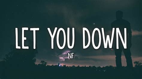 let you down lyrics